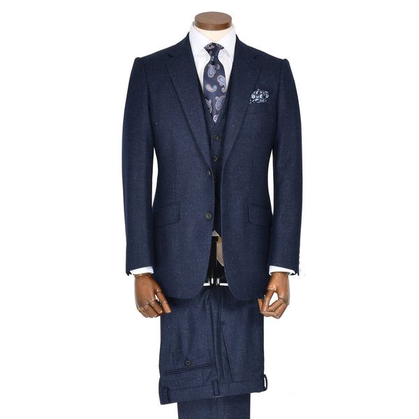 【ティモシーエベレスト】2Bスリーピーススーツ（ネイビー）