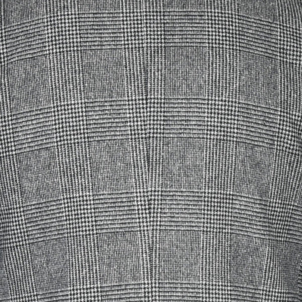 【ティモシーエベレスト】ウールカシミヤビーバーチェック柄チェスターコート（グレー）