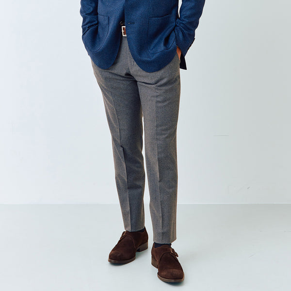 【ティモシーエベレスト】ウールストレッチパンツ（グレー）