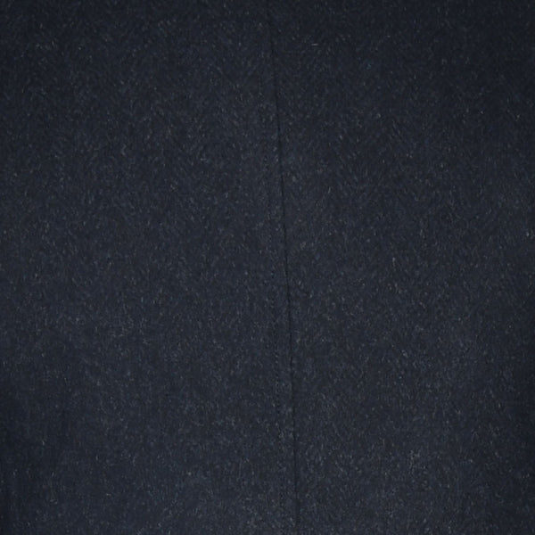 【アンブロジアーノ】アンゴラ混ウールスタンドカラーコート（ネイビー）