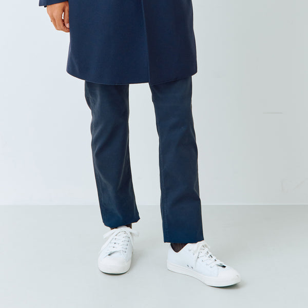 【コルネリアーニ】ガーメントダイパンツ（ネイビー）