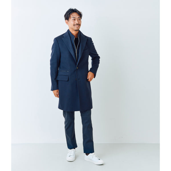 【コルネリアーニ】マイルストーンIDコート（ネイビー）