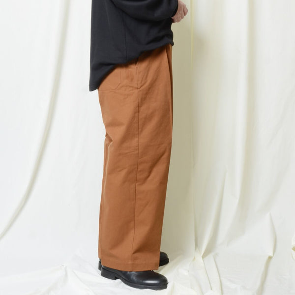 【STTND】コクーンワイドブリックパンツ