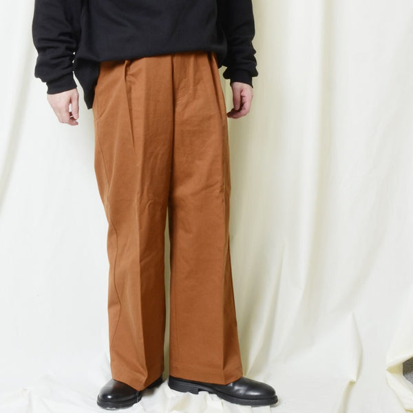 【STTND】コクーンワイドブリックパンツ
