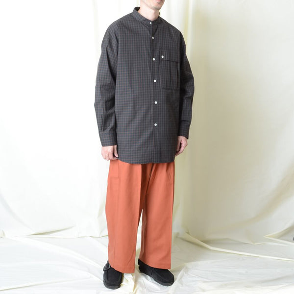 【STTND】コクーンワイドレッドブリックパンツ