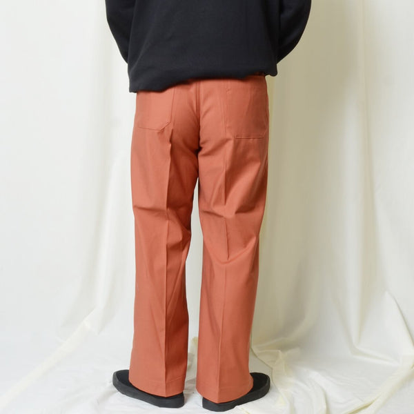 【STTND】コクーンワイドレッドブリックパンツ