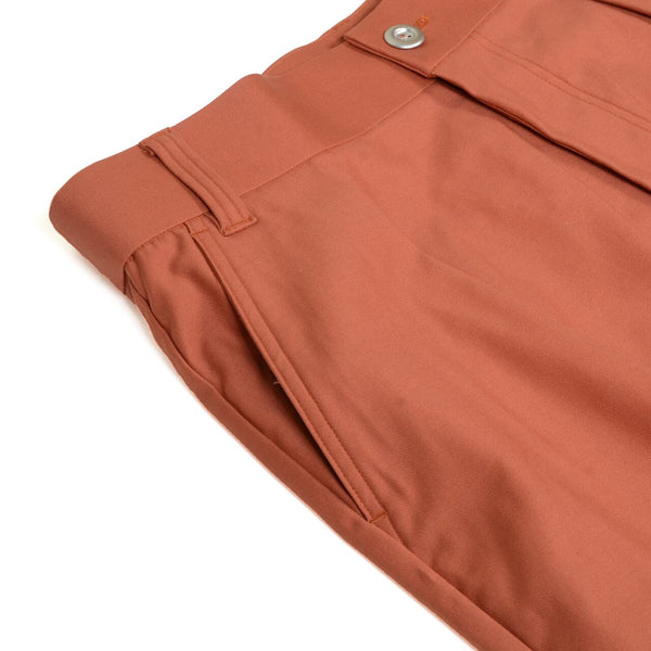 【STTND】コクーンワイドレッドブリックパンツ