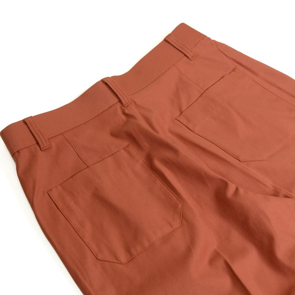 【STTND】コクーンワイドレッドブリックパンツ