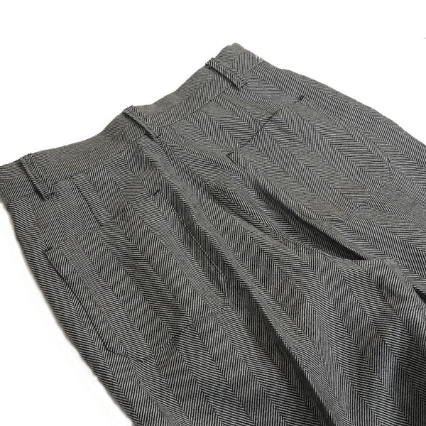 【STTND】コクーンワイドウールパンツ