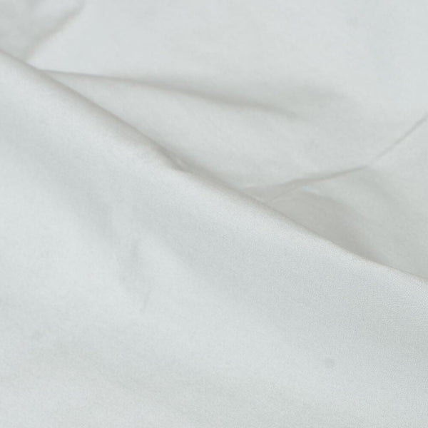 【STTND】チェックノーカラーワイドシャツ