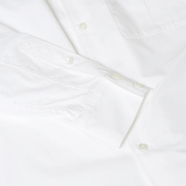 【STTND】ハイブリッドホワイトワイドシャツ