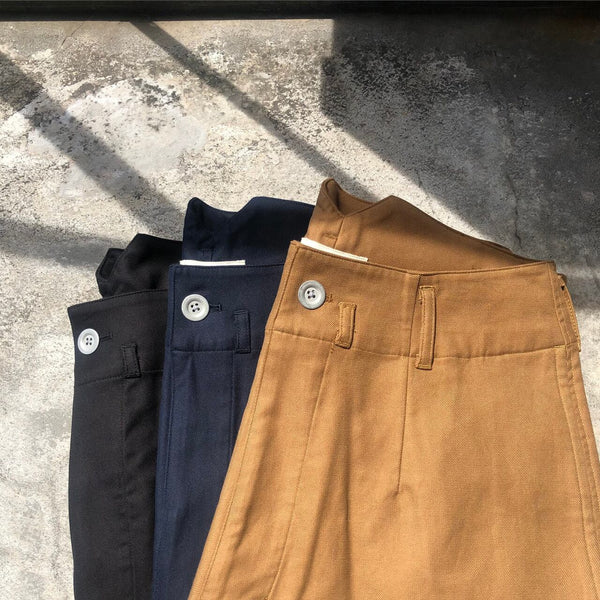 【STTND】ダブルコネクションテーパードパンツ