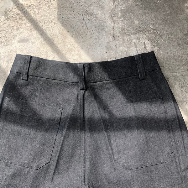 【STTND】12OZ ラッジドワイドデニム