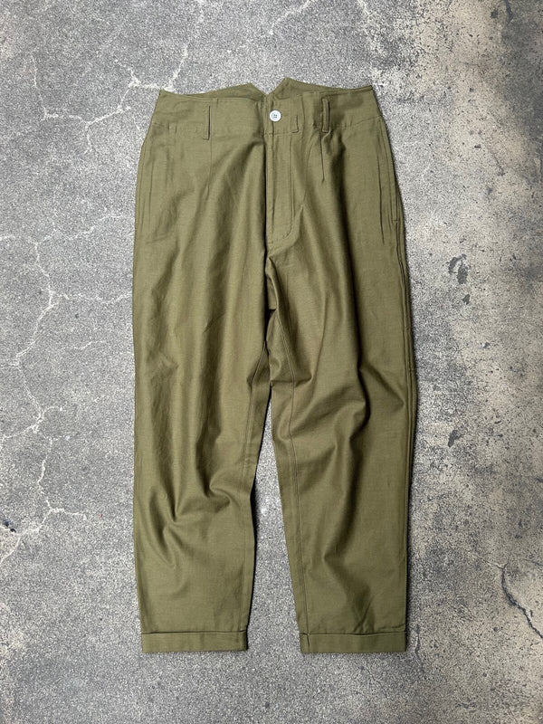 【STTND】ミリタリーサージクロスパンツ