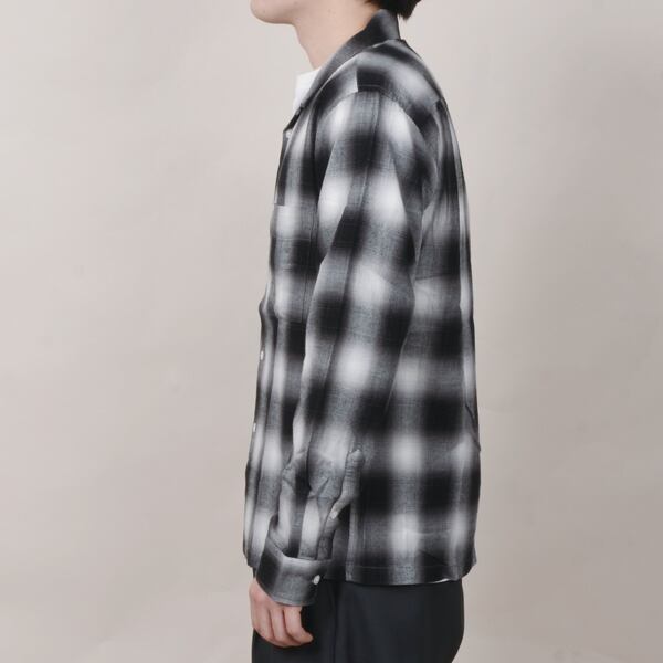 【STTND】オンブレー L/S シャツ
