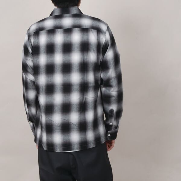 【STTND】オンブレー L/S シャツ