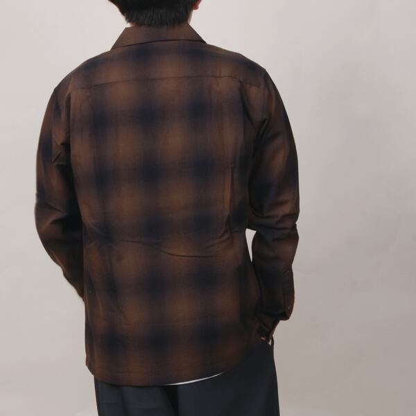 【STTND】オンブレー L/S シャツ