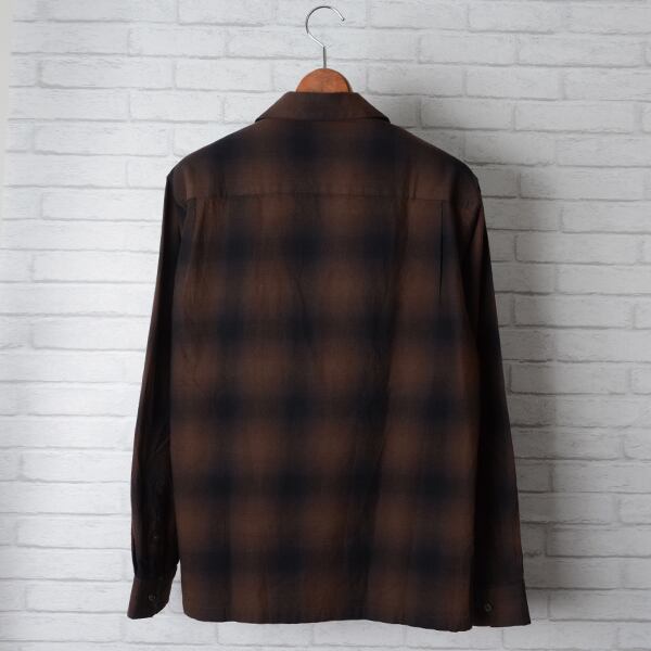 【STTND】オンブレー L/S シャツ