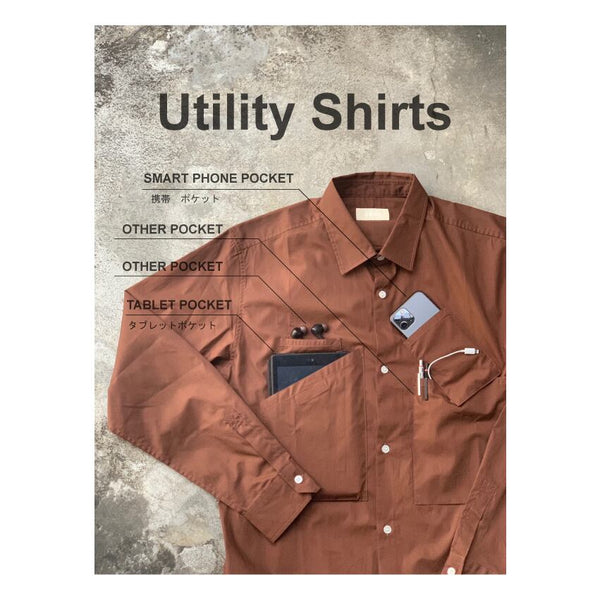 【STTND】ユーティリティシャツ