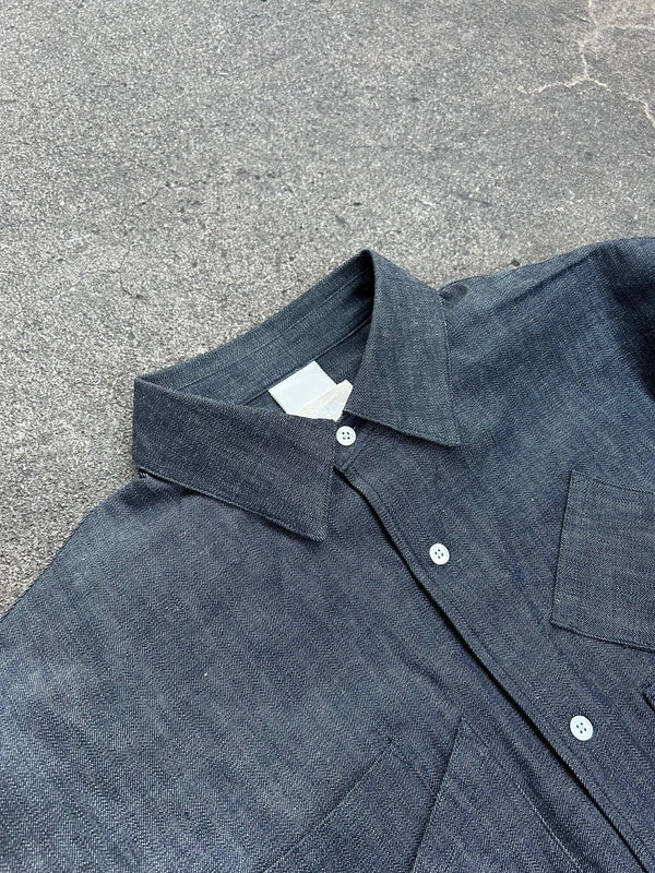 【STTND】10ozピュアデニムユーティリティワイドシャツ