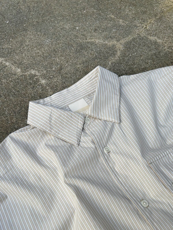 【STTND】ストライプヤーンワイドシャツ