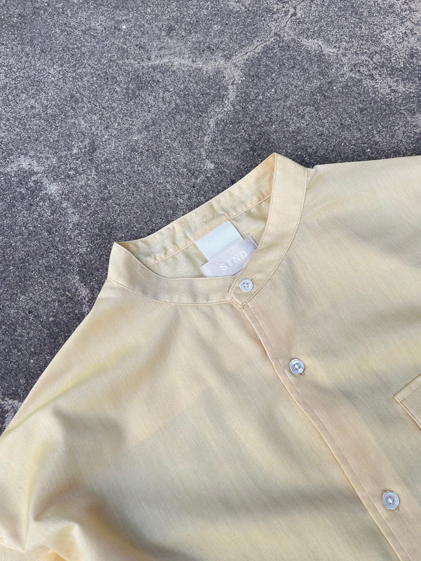 【STTND】シアパナマドビースタンドワイドシャツ