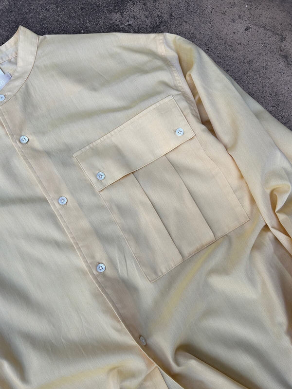 【STTND】シアパナマドビースタンドワイドシャツ