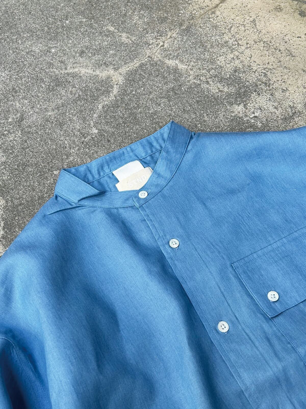 【STTND】テンセルデニムワイドシャツ