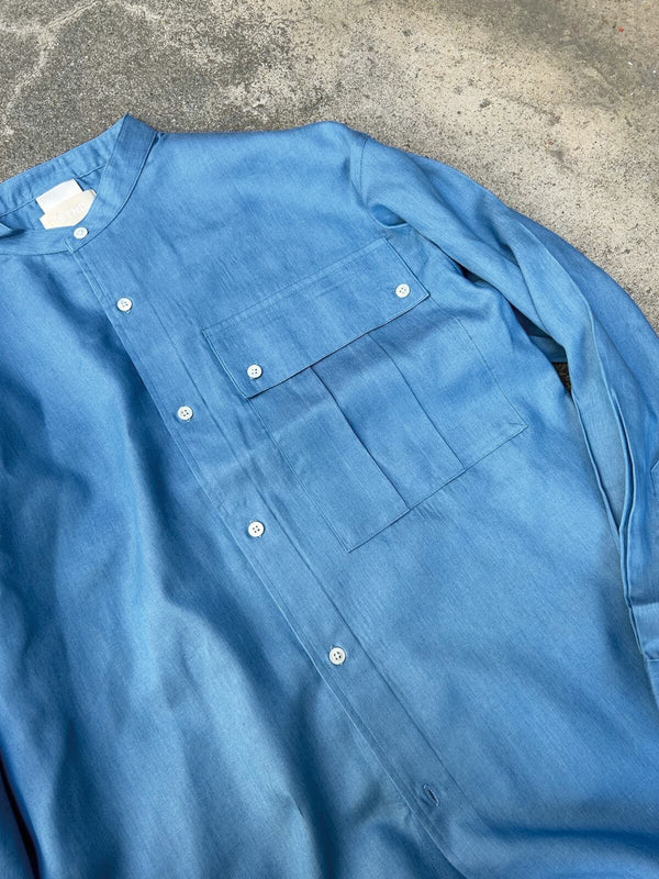 【STTND】テンセルデニムワイドシャツ