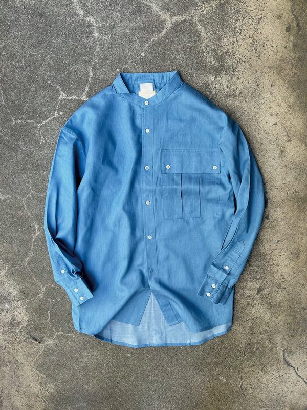 【STTND】テンセルデニムワイドシャツ