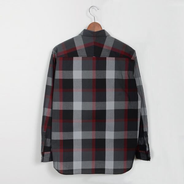 【STTND】ビッグチェックセミワイドシャツ