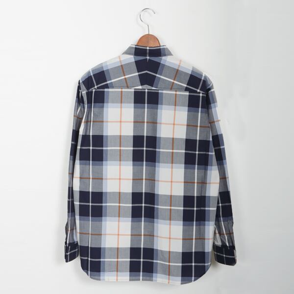 【STTND】ユージュアリーチェックセミワイドシャツ