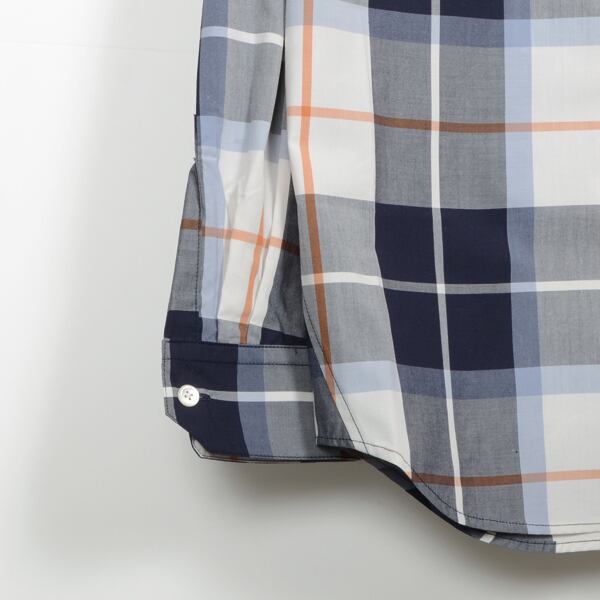 【STTND】ユージュアリーチェックセミワイドシャツ