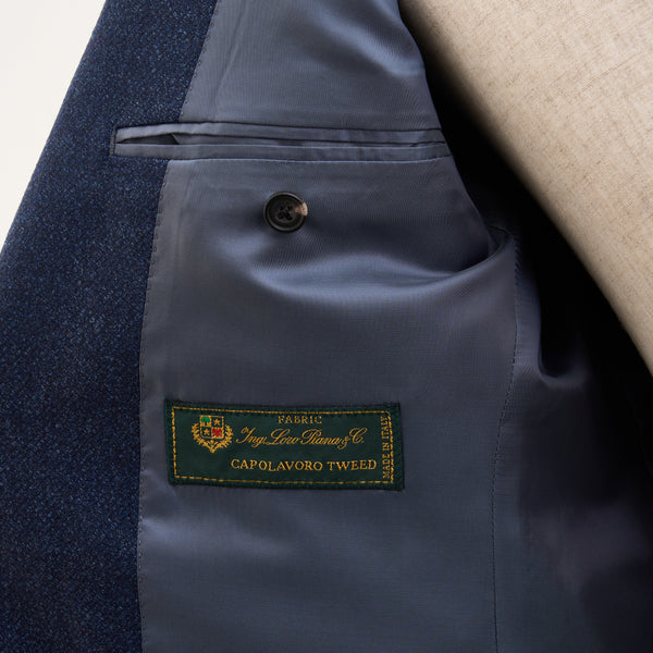 【ティモシーエベレスト】2Bウールシルクジャケット（ネイビー）