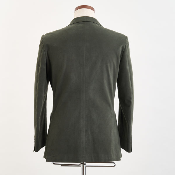 【ティモシーエベレスト】2Bモールスキンセットアップジャケット（カーキ）