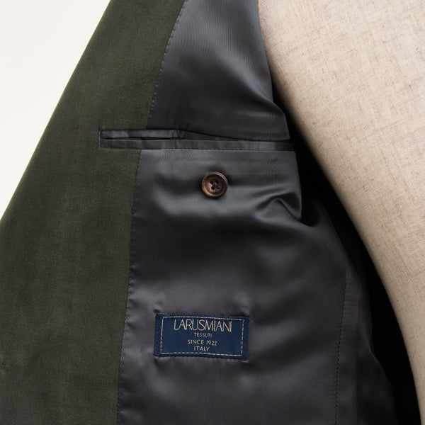 【ティモシーエベレスト】2Bモールスキンセットアップジャケット（カーキ）