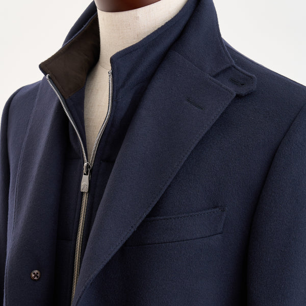 【コルネリアーニ】マイルストーンIDコート（ネイビー）