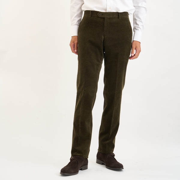 【ティモシーエベレスト】コーデュロイパンツ（カーキ）