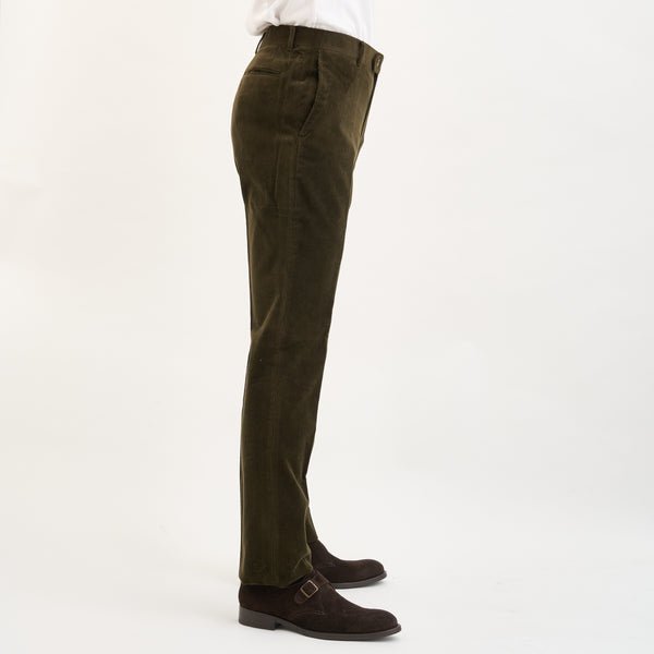 【ティモシーエベレスト】コーデュロイパンツ（カーキ）