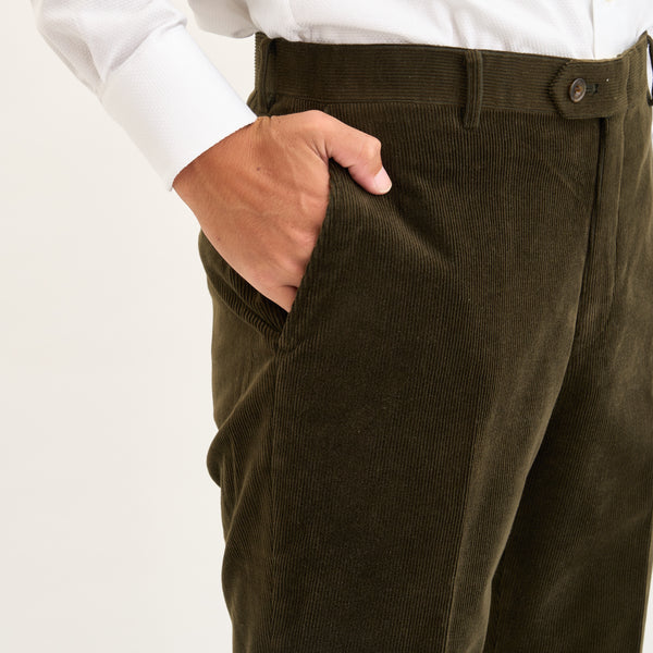 【ティモシーエベレスト】コーデュロイパンツ（カーキ）