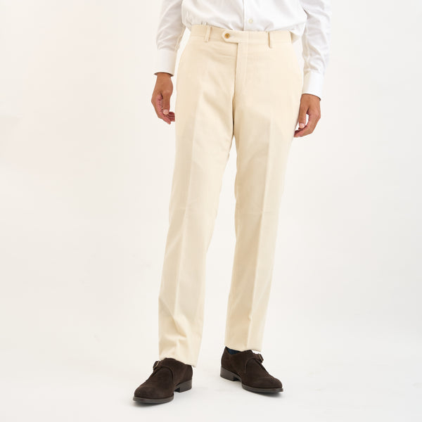 【ティモシーエベレスト】コーデュロイパンツ（ホワイト）