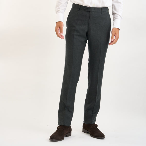【ティモシーエベレスト】ウールフランネルパンツ（グレー）