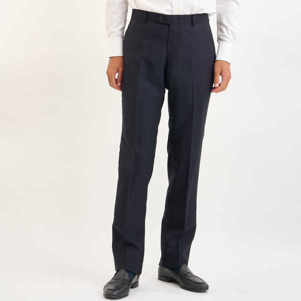 【ティモシーエベレスト】ウールパンツ（ネイビー）