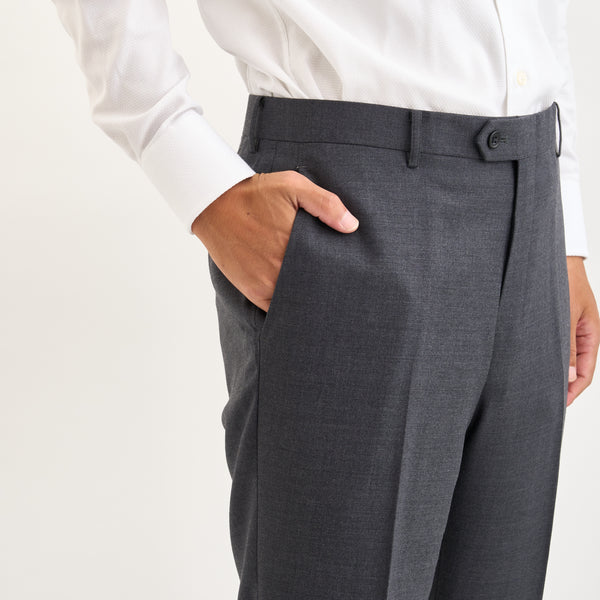 【ティモシーエベレスト】ウールパンツ（グレー）