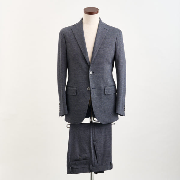 【ドーランドハウス】2Bジャージー素材セットアップジャケット（ネイビー）