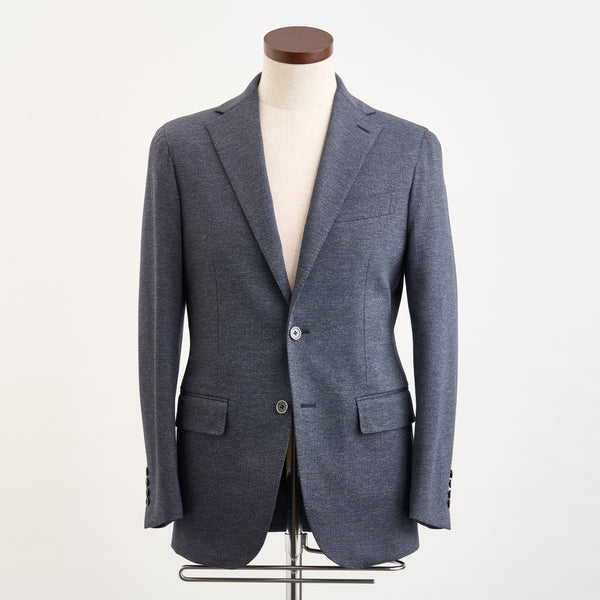 【ドーランドハウス】2Bジャージー素材セットアップジャケット（ネイビー）