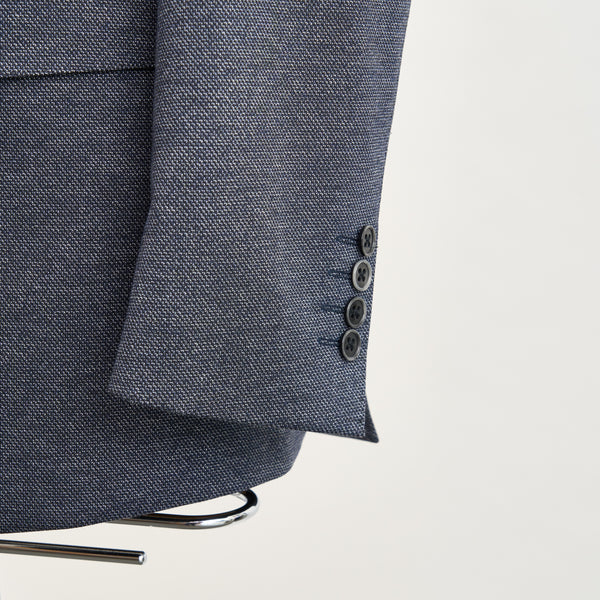 【ドーランドハウス】2Bジャージー素材セットアップジャケット（ネイビー）