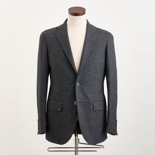 【ドーランドハウス】2Bジャージー素材セットアップジャケット（ダークグレー）