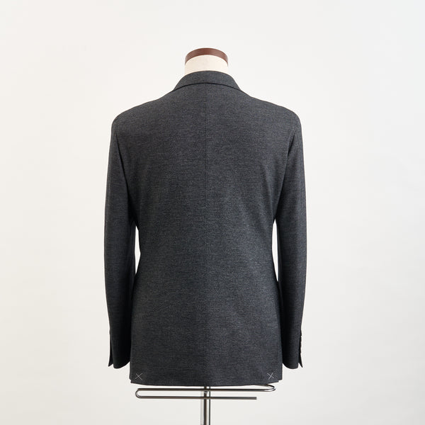 【ドーランドハウス】2Bジャージー素材セットアップジャケット（ダークグレー）