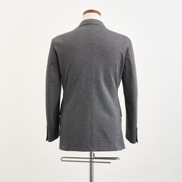 【ドーランドハウス】2Bジャージー素材セットアップジャケット（グレー）